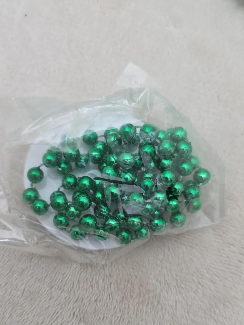 Lot of 35 Bud Light Bead Necklaces + 2 Green Bud Light Sunglasses Party Favors